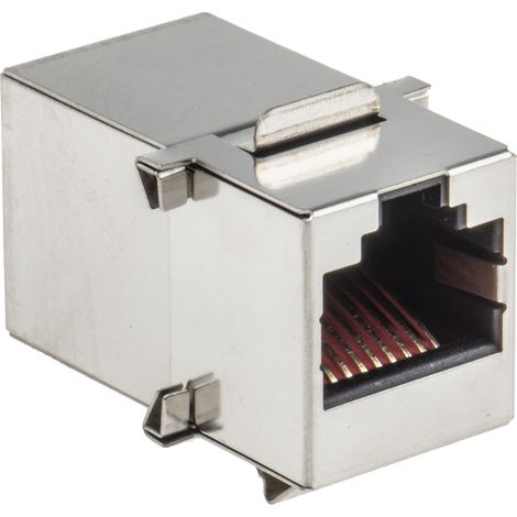 Coupleur modulaire RJ45 RS PRO, 2 ports Blindé ( Prix pour 1 ) (1/4)