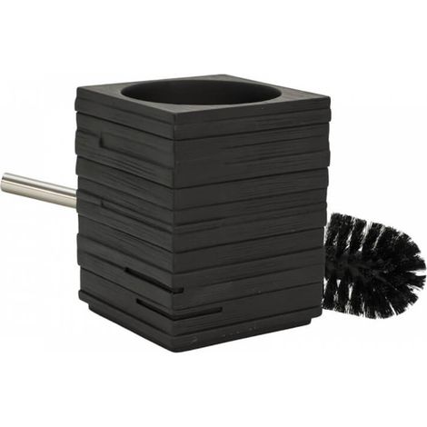 Schwarze quadratische Toilettenbürste