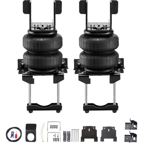 VEVOR Kit di Sospensione Airbag, Kit di Sospensioni Pneumatiche Compatibile con Chevrolet Silverado 1500 GMC Sierra 1500 2WD 4WD 2007-2018, Carico 2267,96 kg, da 5 a 100 PSI Sospensioni Pneumatiche