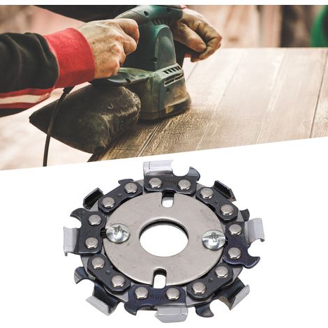 Convient aux meuleuses d'angle domestiques de type 100, disque à chaîne de 2,5 pouces à 8 dents pour le travail du bois, disque de scie à rainurer (1/5)