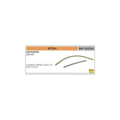 Kit tubi benzina ATTILA AEB 900 soffiatore lunghezza 100/210 mm Ø esterno 4,5mm