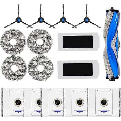 Filtre pour aspirateur brosse pour aspirateur Filtre de brosse pour aspirateur filtre de Ecovacs Deebot T30 Pro Omni/T30 OMNI/YEEDI M12 Pro+/T30 MAX Aspirateur Roller Side Brosse Serpillière Cloth Fil (1/5)
