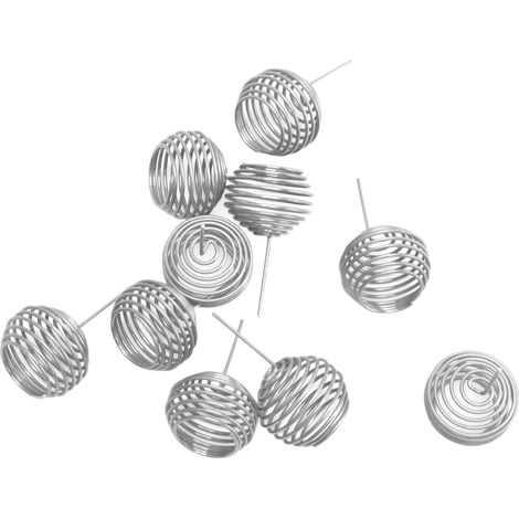 Lot de 100 paniers à engrais en acier inoxydable, petits pots nutritifs pour jardin et bonsaï, idéaux pour la fertilisation de la terre, du jardin et de la maison. (1/5)
