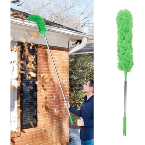 BelleRise - Brosse nettoyante gouttière – Télescopique 45-220 cm – Réglable en angle – Toiture et drainage (1/5)
