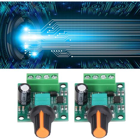 2 Pièces Contrôleur de Vitesse Moteur PWM Interrupteur Régulateur DC 1.8V‑12V pour Ventilateur Pompe (1/5)