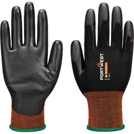 Guante de PU GP Grip 21 PORTWEST A376 XXL Negro