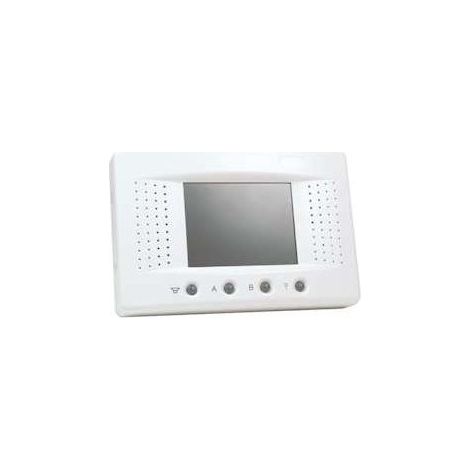 Tonna 682526 Hands-Free Video Monitor - Built-in T-Loop - White - 4-Wire