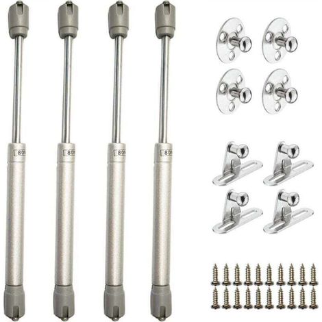 4pcs 80N Gas Spring, Hydraulic Spring, Furniture Door Damper for Cabinets, Bookcases, and Furniture (1/5)