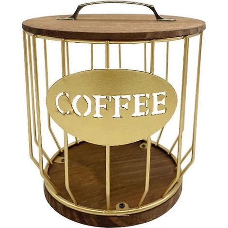 Hollowed café capsule rangement panier fruit café pod organisateur support pour maison cafe el doré (1/5)