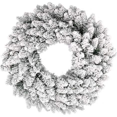 Coroncina Monte Bonifato innevata cm Ø60x18,5