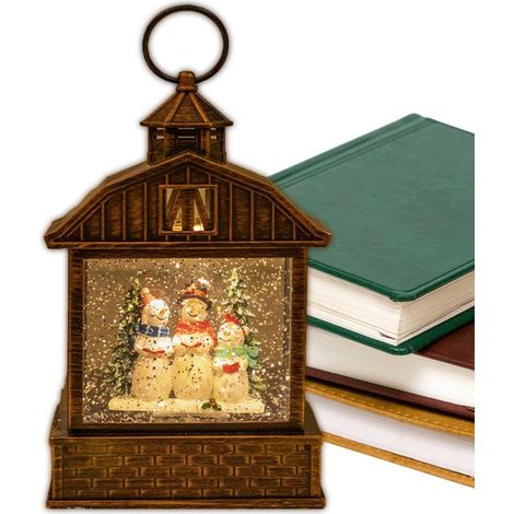Cette lanterne de Noël multifonctionnelle est un objet d'éclairage décoratif et festif adapté aux petites pièces (1/5)