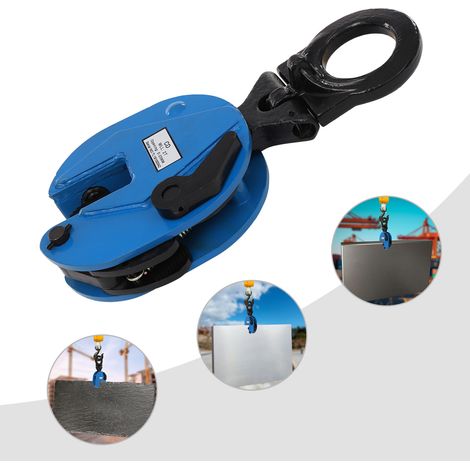 YISSALE – Pince de levage pour plaques d'acier - Élingue de manutention industrielle pour port, chantier naval, usine et dépôt métallurgique (1/5)