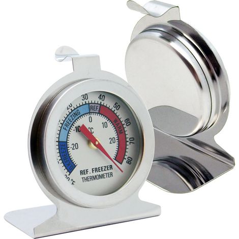 Thermomètre pour réfrigérateur, thermomètre pour congélateur à grand cadran, thermomètre de température pour réfrigérateur, congélateur(3 pièce) (1/5)