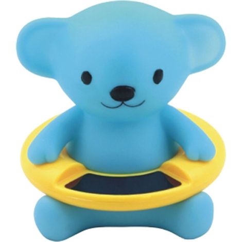Oso azul, forma de animal, termómetro para medir el agua, termómetro para piscina (1/5)