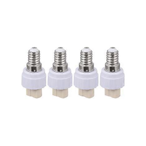 Stück Lampenadapter, Lampenfassungskonverter E14 auf G9 Lampenfassungskonverter