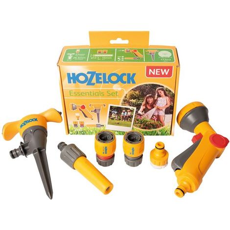 Hozelock Ensemble d irrigation Essentials jaune et gris (1/5)