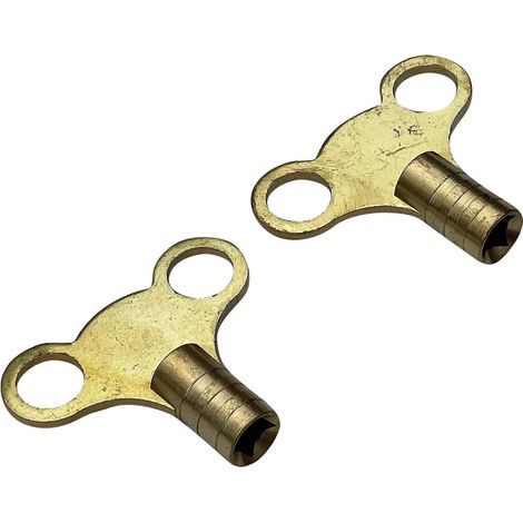 2pcs Brass Radiator Key Set - C3110 (1/4)