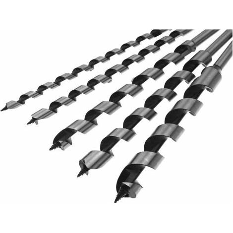 Ensemble de 5 pièces de SDS plus poignée ronde 6 10 14 18 Foret à bois de 20 mm Longueur 230 perceuse à bois pour trous profonds Ensemble de 5 pièces de perceuse de support Poignée SDS (1/2)