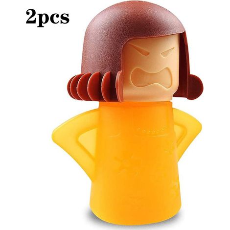 Nettoyeur Vapeur Micro-ondes - En Polypropylène PP - Pour Nettoyage Rapide et Sans Produit Chimique - Lot de 2 (1/5)