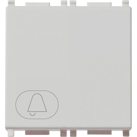 VIMAR - 14008.2.C.SL Pulsante 1P NO 10A campanello 2M Silver