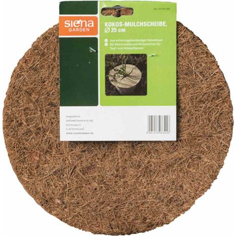 Kokos-Mulchscheibe Durchmesser:25cm (1/5)