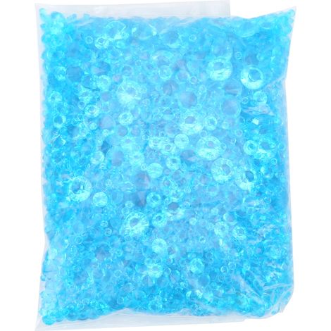 4000 Pcs Acrylic Rhinestones NonToxic OdorFree Rose Gold Blue Mixed 3/6/10mm for DIY Jewelry Decorations Arts Crafts(Blue ) (1/5)