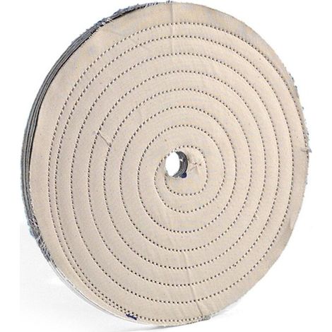 Disque en coton matelasse 200 x 20 mm pour touret a meuler
