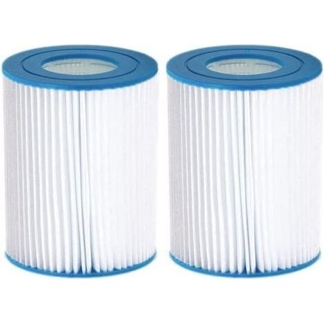 Cartouche de Filtre de Piscine de Type II, Cartouche filtrante pour bestway 58094 Filtre Pack, Pompes de Filtre Cartouche de Filtre de Remplacement Universel. (2 pièces) (1/4)
