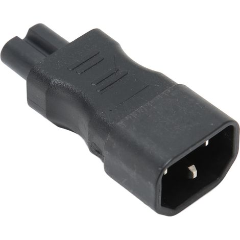 Lot de 5 adaptateurs secteur IEC320 C14 vers IEC320 C7 pour ordinateur portable, onduleur et serveur PDU. (1/5)