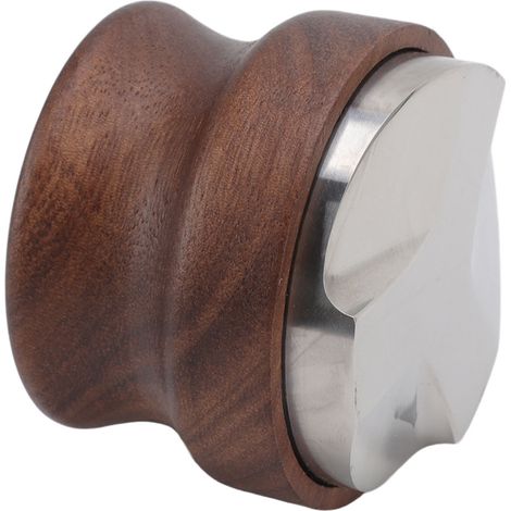 Kaffeepulverspender aus Edelstahl, 53 mm manuell verstellbarer Tamper für Cafés, Restaurants und Milchbars (1/5)