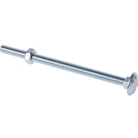 Boulon Acier, , Zingage brillant, M6 x 100mm ( Prix pour Sachet de 25 ) (1/2)