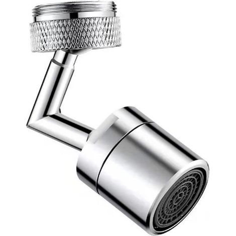 Schwenkbarer Wasserhahnaufsatz, universelle drehbare Metalldüse, langlebiges Wasserhahnzubehör für Küche und Haushalt, Einzelmodus (1/5)