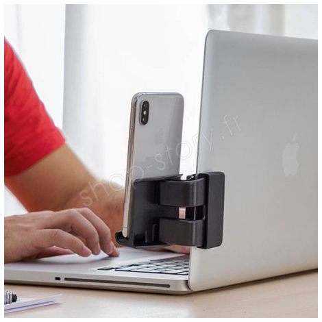 CLIPLINK : Support Smartphone Multi Positions pour Écran d'Ordinateur