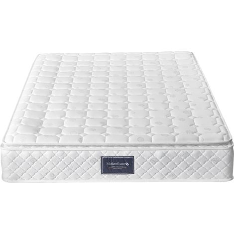 Letto imbottito 140x200 cm con rete sollevabile, metallo, grigio chiaro, MODENUIT (1/5)