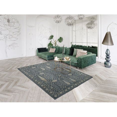 ATTICGO Tapis vintage VINTAGE 15 Bleu 140x200 cm (1/4)