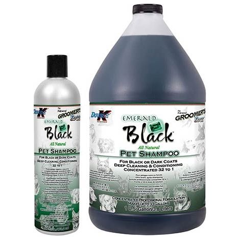 Smeraldo nero scuro sfumatore di colore Enhancer Shampoo da Double K 473 ml. (1/4)