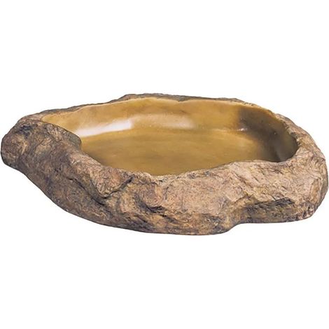 Ciotola naturale per rettili hagen resina alimentare 14x11x2.5 cm (1/2)