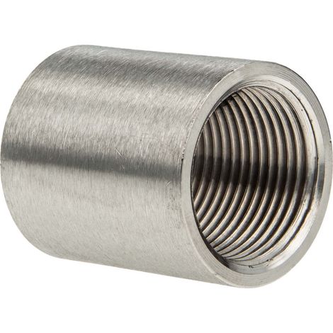 tecuro Muffe - Schweißmuffe Edelstahl V4A (AISI 316), IG 1/8 Zoll (1/5)