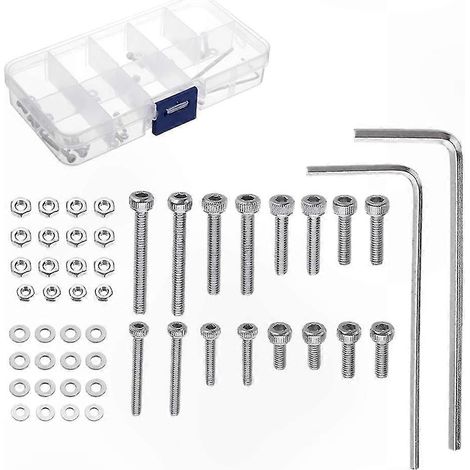 Kit de 50 pièces de fixation pour porte-cellule de platine vinyle M2.5, construction métallique (1/5)