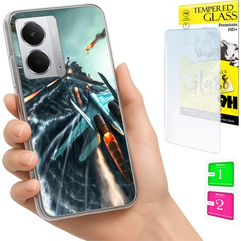 Custodia per Realme 14 5G / 14T 5G con cover fotografica e vetro temperato 9H. (1/5)
