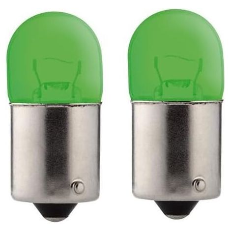 2x Ampoule VERT BA15S 24V 5W camion fourgon voiture tracteur véhicule agricole