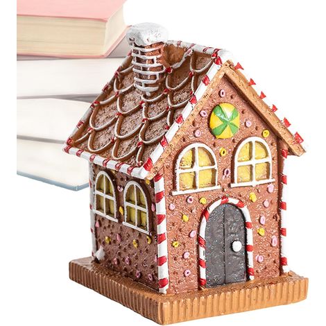 Maison en D'Épice - Décoration De Table De Noël - Figurine en Résine (1/5)