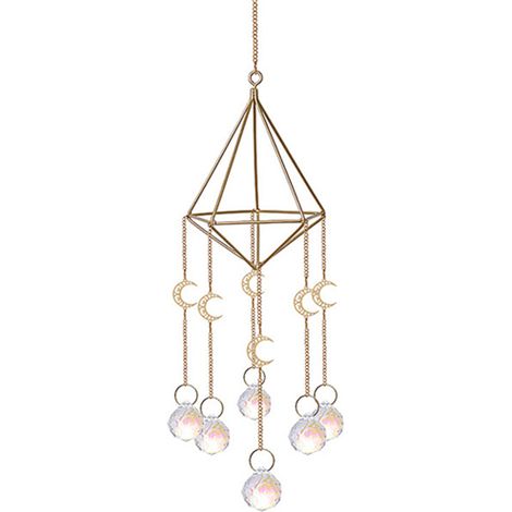 Attrape-soleil en cristal, lustre suspendu en cristal, décoration prismatique pour la maison, les plantes de mariage et la voiture (1/5)