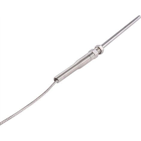 Sonde de Température Pt100 RTD Acier Câble 2M 98mm 3 Fils -50 à 400 °C (1/4)