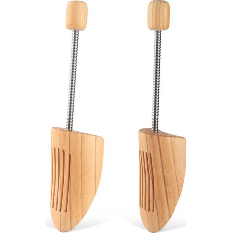 ABYSSE-Étagère à chaussures - bois de pin - avec ressort en spirale - respirante - pour hommes et femmes - pointures UE (39-41) (1 paire) (1/5)