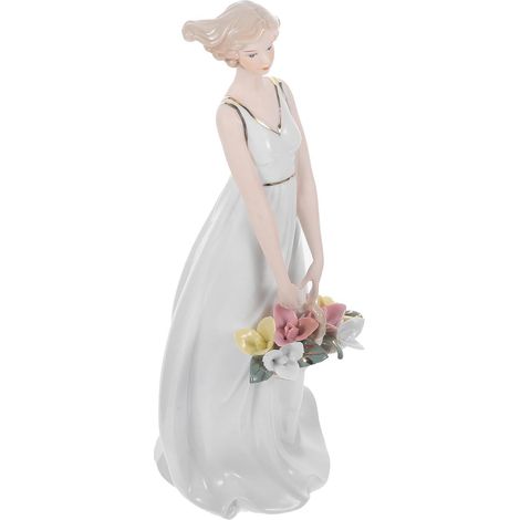 moderne en céramique blanche bijou féminin élégante