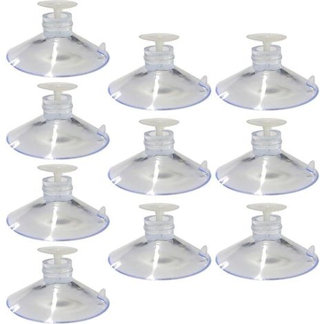 de 10 ventouses de 45 mm en plastique et caoutchouc pour