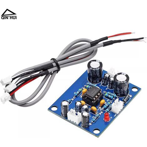 NE5532 preamp board with replaceable operational amplifiers, single-power speaker preamp module, 12-35V DC (1/4)