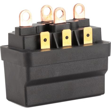 Contacteur de relais de contact de solénode de treuil 12V 120A en acier universel pour véhicules ATV UTV 4X4 (1/4)
