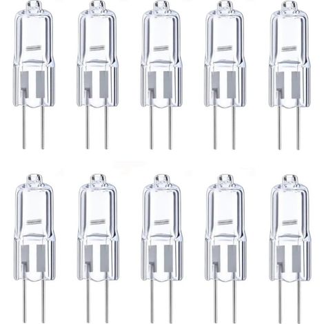 10 lampes halogènes capsules G4 5W 10W 20W 5 10 20W 12V [Énergie] (1/5)